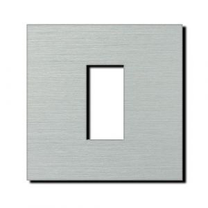 Basalte frame voor Ekey vingerscanner OM E - brushed aluminium