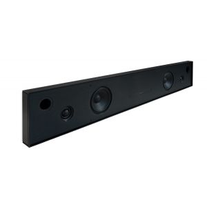 Basalte Aalto D4n - in-wall active stereo network speaker - brushed black
