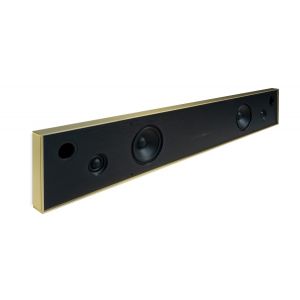 Basalte Aalto D4n - in-wall active stereo network speaker - brushed brass