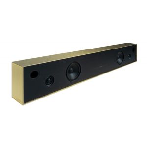 Basalte Aalto D4 - active stereo network speaker - brushed brass
