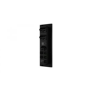 Basalte Adelante hub module - structured black (RAL 9005)