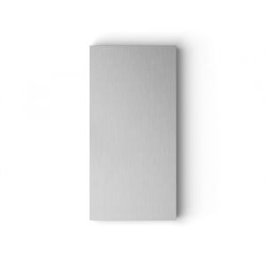 Basalte Adelante medium blank faceplate - anodised aluminium natural