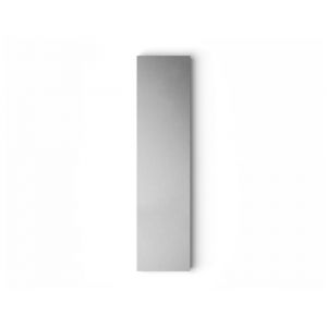 Basalte Adelante extra large blank faceplate - anodised aluminium natural