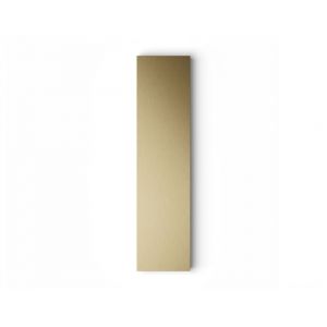 Basalte Adelante extra large blank faceplate - anodised aluminium brass tone