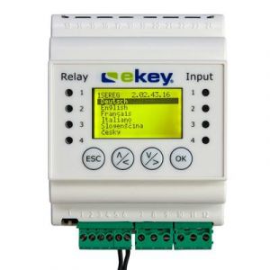 Ekey Home CP DRM 1 bedieningspaneel DIN-rail met 1 relais