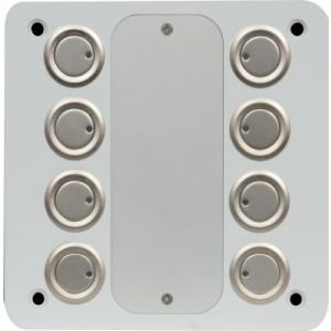 GePro KNX Tableau met 8 knoppen aluminium
