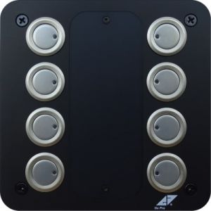 GePro KNX Tableau met 8 knoppen zwart