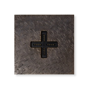 Basalte Eve plus - wall base cover - fer forgé bronze