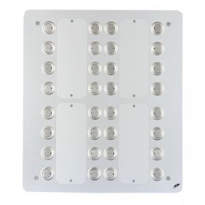 GePro KNX Tableau met 32 knoppen aluminium