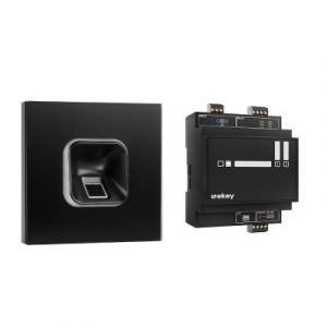 Ekey xLine vingerscanner set zwart Loxone 1v antraciet