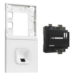 Ekey xLine vingerscanner set wit Loxone 2v wit