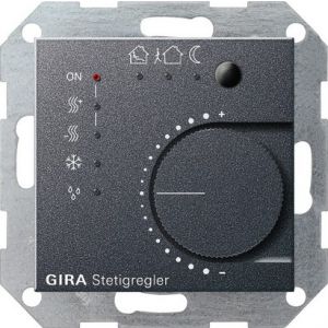 Gira KNX kamerthermostaat met 4 ingangen antraciet 55