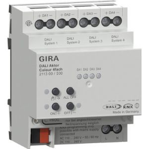 Gira KNX DALI broadcast actor Colour 4 voudig