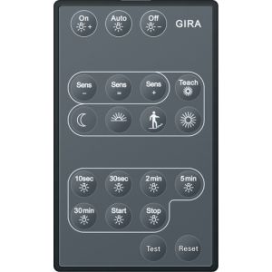 Gira IR-afstandsbediening voor KNX aanwezigheidsmelder comfort