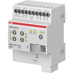 ABB KNX jaloezie-/rolluikactor 4v 24VDC hand JRA/S4.24.5.2