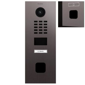 Doorbird Intercom D2101FV titanium - 1 beldrukker - Ekey sLine vingerscanner