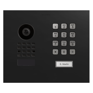 Doorbird Intercom D1101KH Modern inbouw zwart met codepaneel 