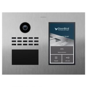 Doorbird Intercom D31TDH RVS - touch display (horizontaal)