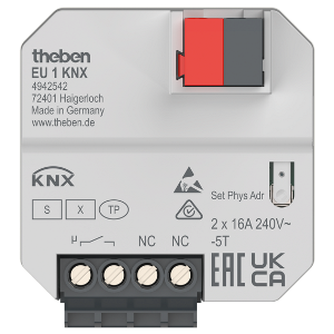 Theben KNX verwarmingsactor voor elektrische verwarming 16A