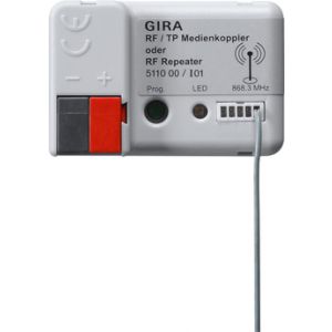Gira KNX RF/TP mediakoppelaar / RF repeater