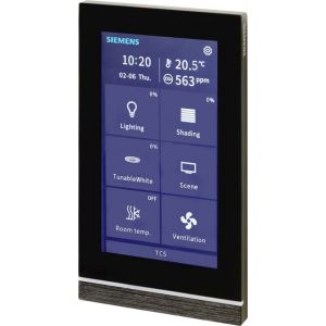 Siemens KNX Touch control TC5 5 inch touch panel UP 205/22 - zwart