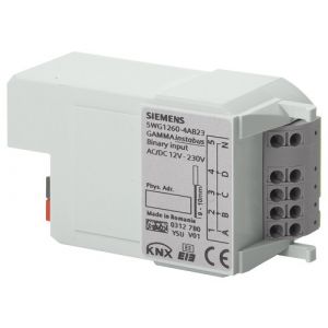 Siemens KNX binaire ingang 4-voudig 12 - 230V t.b.v. AP641 box RL260/23