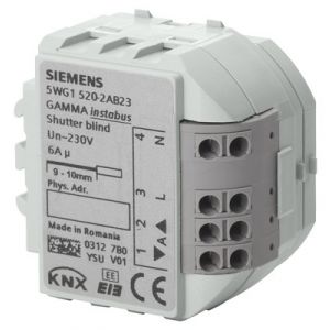 Siemens KNX Zonweringsactor 1x 6A, AC 230V t.b.v. AP641 box RS520/2