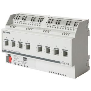 Siemens KNX Schakelactor 8 x 230V AC 20A C-last last herkenning