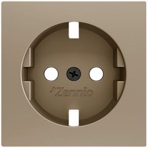Zennio ZS55 WCD randaarde afdekking champagne 55mm
