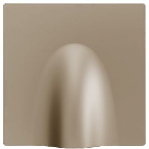 Zennio ZS55 Kabeluitvoer afdekking champagne 55mm