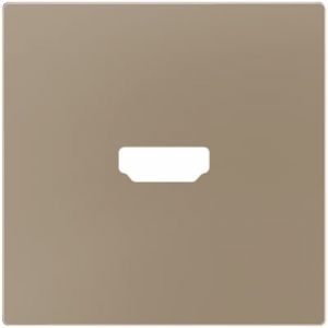 Zennio ZS55 HDMI centraalplaat champagne 55mm