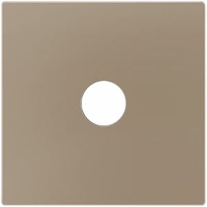 Zennio ZS55 3.5mm jack centraalplaat champagne 55mm
