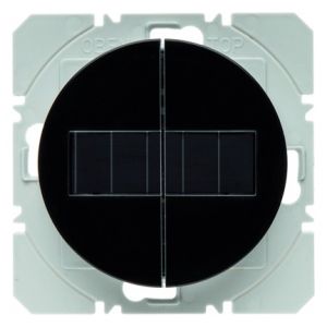 Hager KNX RF wandzender 2-voudig zonnecel R.1/R.3 zwart glanzend
