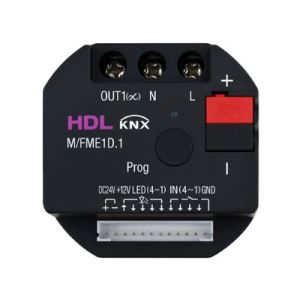HDL M/FME1D.1 1 kanaals dimactor inbouw KNX 1A