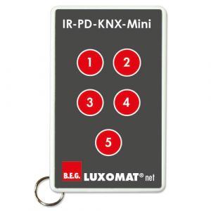 B.E.G. Mini infrarood afstandsbediening voor KNX sensoren