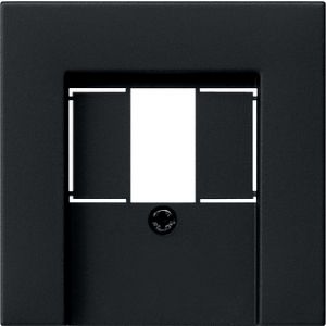 Gira Afdekplaat USB zwart mat 55