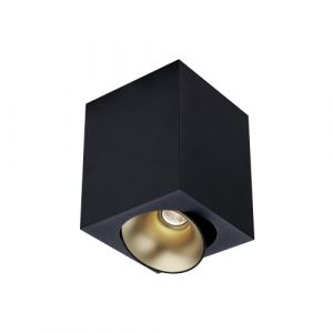LED downlighter Fauna M zwart/goud 2700K conventioneel