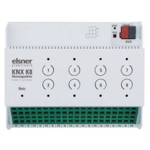 Elsner KNX verwarmingsactor 8 uitgangen 230V