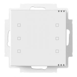 Hugo Müller KNX Tastsensor 6v met CO2-, temperatuur-, luchtkwaliteit-sensor 55mm wit