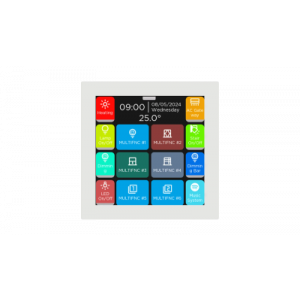 Interra iX3 - 4" KNX Touchdisplay met luchtkwaliteitsensor wit
