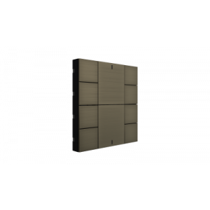 Interra iSwitch+ KNX Taster 10 voudig brons mat aluminium