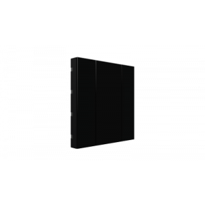 Interra iSwitch+ KNX Taster 2 voudig zwart kunststof