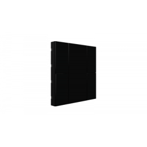 Interra iSwitch+ KNX Taster 4 voudig zwart kunststof