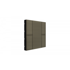 Interra iSwitch+ KNX Taster 4 voudig brons mat aluminium