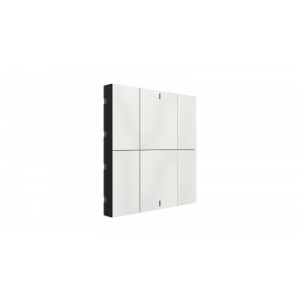 Interra iSwitch+ KNX Taster 6 voudig wit glanzend kunststof