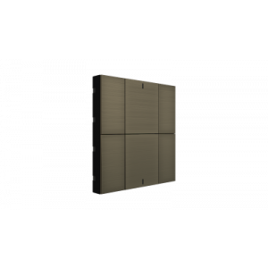 Interra iSwitch+ KNX Taster 6 voudig brons mat aluminium