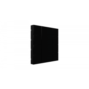 Interra iSwitch+ KNX Taster 8 voudig zwart kunststof