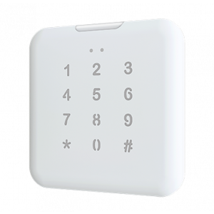 Zennio IWAC Out Keypad voor toegangscontrole wit