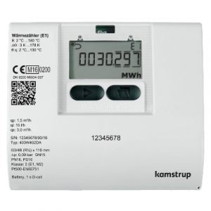 Lingg & Janke KNX warmtemeter Qp0,6 / DN20 / 130mm / G 1