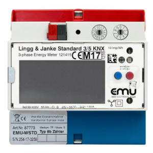 Lingg & Janke KNX EMU kWh meter Standard indirect 5A